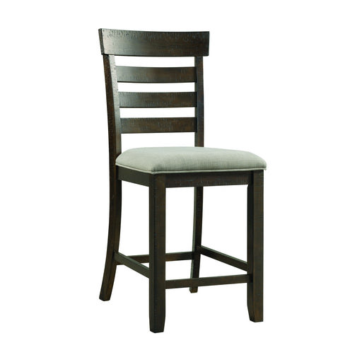 Colorado - Counter Side Chair With Cushion Seat (Set of 2) - Charcoal - JaxCo Furniture