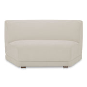 Fraser - Wedge Slipper Chair - Off White - JaxCo Furniture