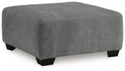 Birkdale Court - Gray - Oversized Accent Ottoman - JaxCo Furniture