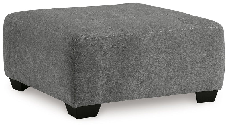 Birkdale Court - Gray - Oversized Accent Ottoman - JaxCo Furniture
