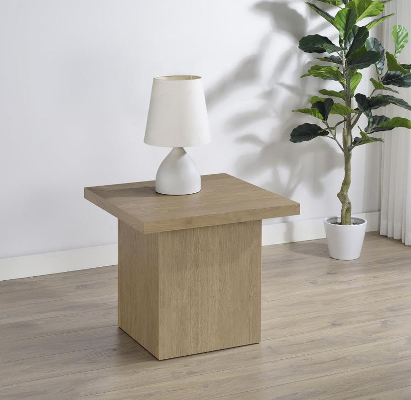 Devar - Square Engineered Wood Table - JaxCo Furniture