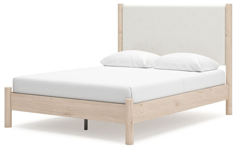 Cadmori - Upholstered Panel Bed - JaxCo Furniture