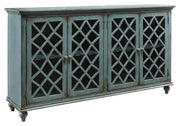 Mirimyn - Antique Teal - Accent Cabinet - Vintage Finish - JaxCo Furniture