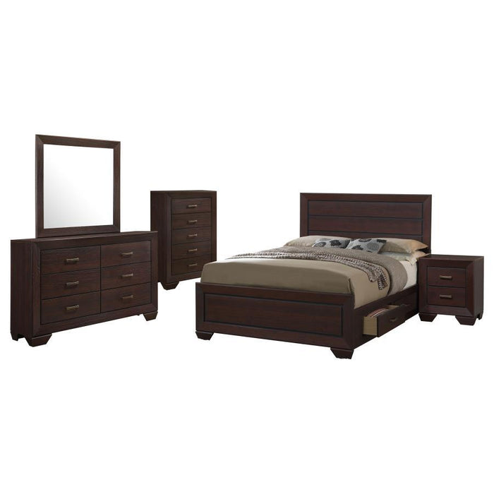 Kauffman - Transitional Storage Bed Bedroom Set - JaxCo Furniture