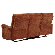 Navarro - Chenille Upholstered Reclining Sofa - JaxCo Furniture