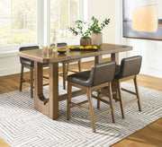 Cabalynn - Rectangular Dining Room Counter Table Set - JaxCo Furniture