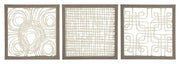 Odella - Cream / Taupe - Wall Decor Set (Set of 3) - JaxCo Furniture