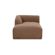 Isla - Left Arm Facing Chaise - Light Brown - JaxCo Furniture