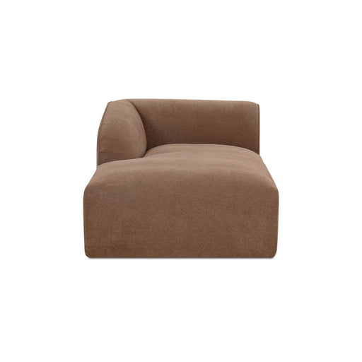 Isla - Left Arm Facing Chaise - Light Brown - JaxCo Furniture