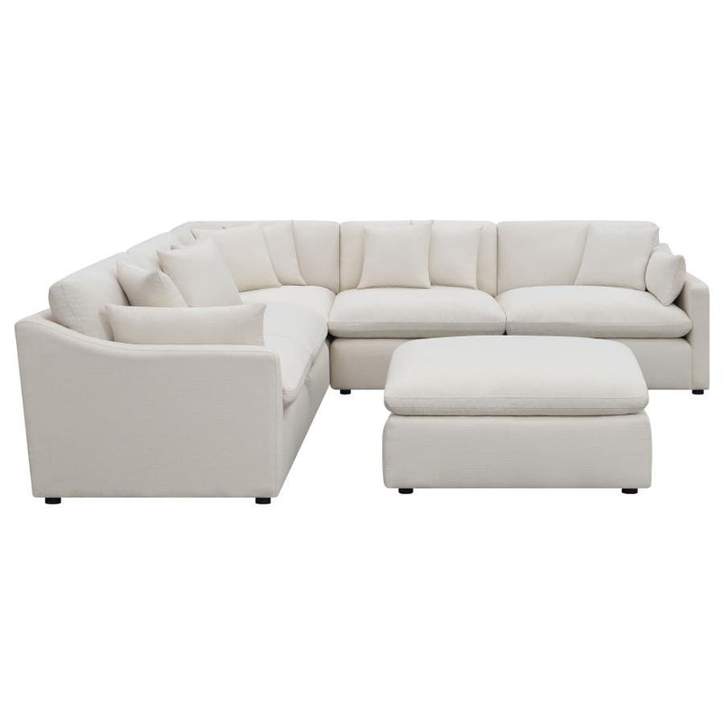 Hobson - Upholstered Modular Sectional Sofa With Ottoman - JaxCo Furniture