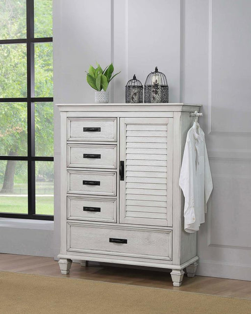 Franco - 5-Drawer Door Chest - JaxCo Furniture