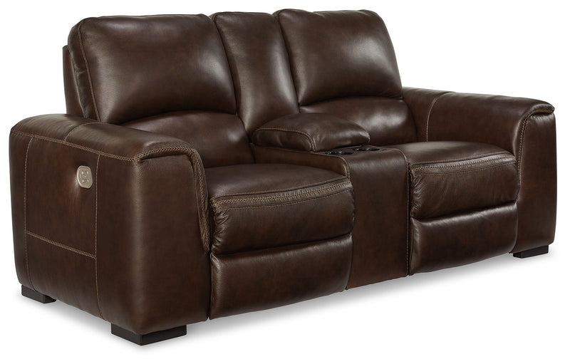 Alessandro - Power Reclining Loveseat - JaxCo Furniture