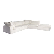 Clay - Livesmart Fabric Dream Modular Sectional - Cream - JaxCo Furniture
