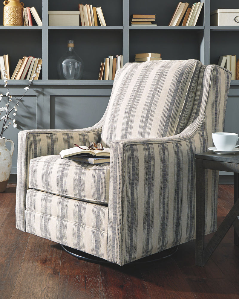 Kambria - Swivel Glider Accent Chair - JaxCo Furniture
