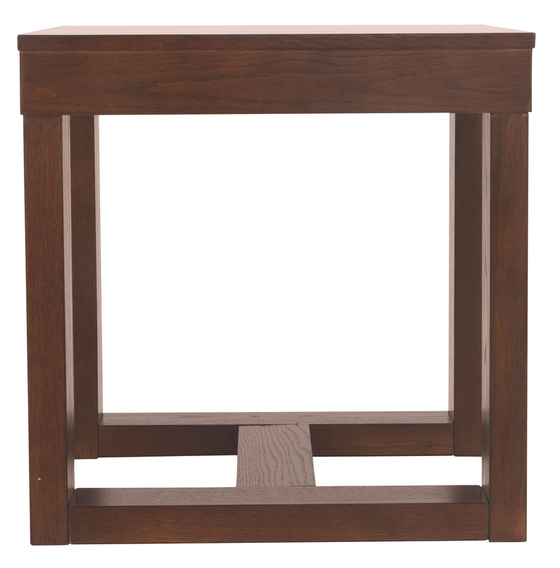 Watson - Dark Brown - Square End Table - JaxCo Furniture