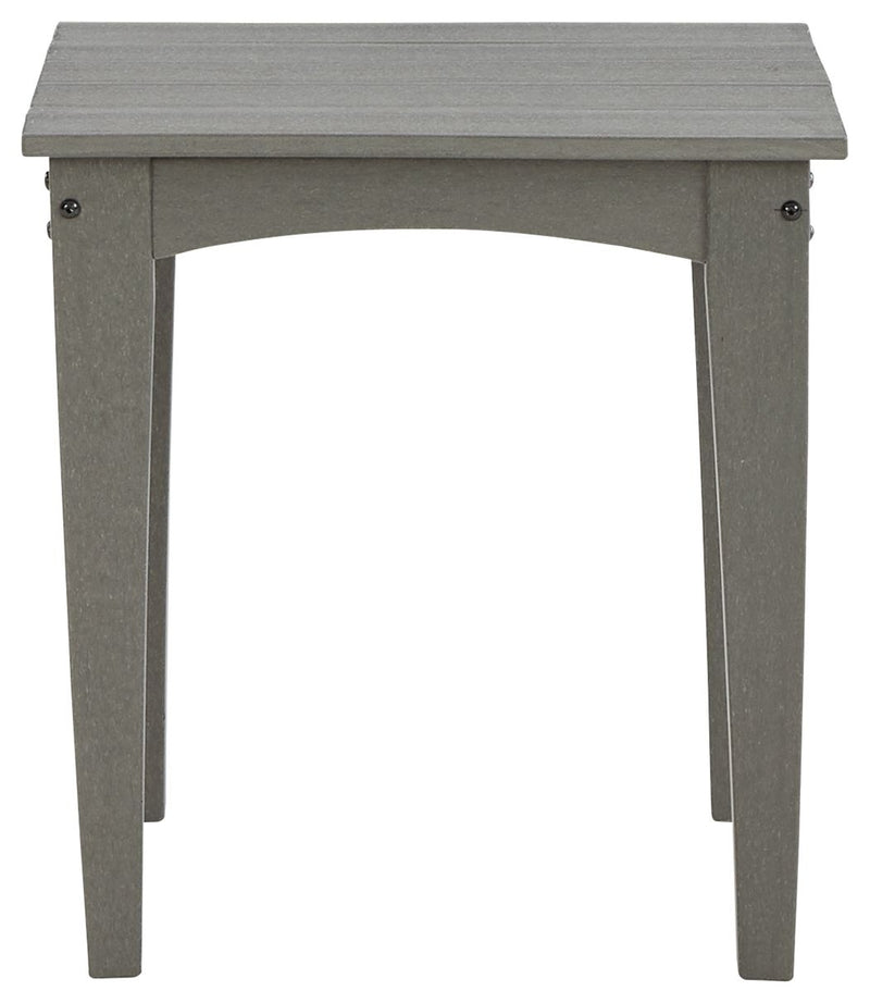 Visola - Gray - Square End Table - JaxCo Furniture