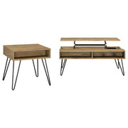 Fanning - Lift Top Coffee Table Set - JaxCo Furniture
