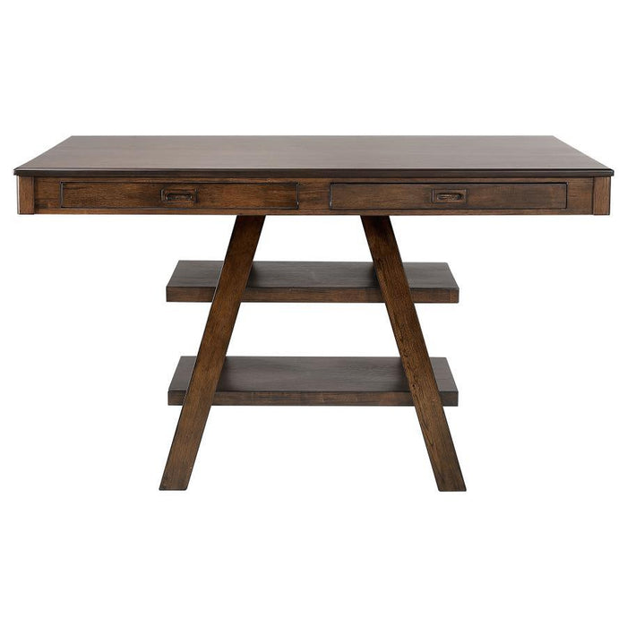 Dewey - Rectangular Counter Height Dining Table - Walnut - JaxCo Furniture