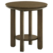 Ottowa - Round Wood Coffee Table Set - JaxCo Furniture