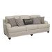 Glenn - Upholstered English Arm Sofa - Light Gray - JaxCo Furniture