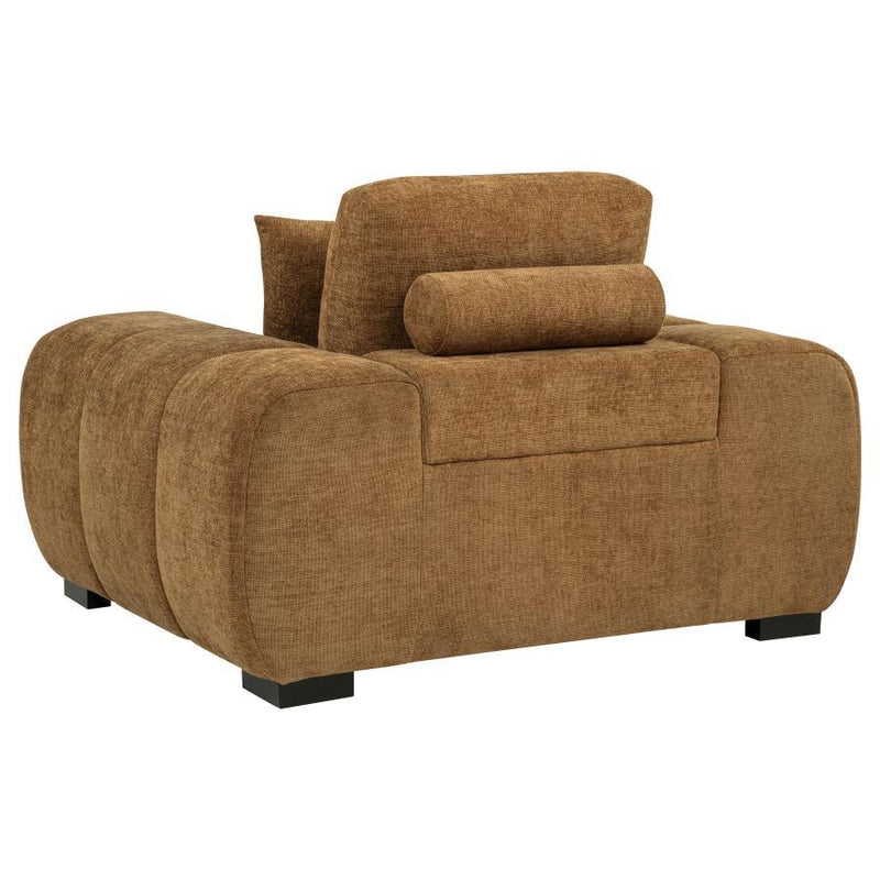 Octavia - Fabric Upholstered Track Arm Accent Chair - JaxCo Furniture