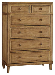 Sharlance - Brown - Six Drawer Chest - JaxCo Furniture