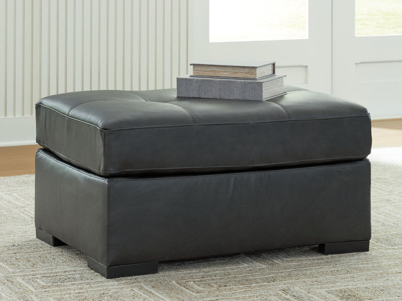 Brindley Pier - Fog - Oversized Accent Ottoman - JaxCo Furniture