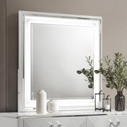 Cassia - Dresser Mirror - White High Gloss - JaxCo Furniture