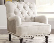 Tartonelle - Ivory / Taupe - Accent Chair - JaxCo Furniture