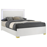 Marceline - Wood LED Panel Bed - JaxCo Furniture