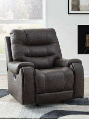 Femley - Smoke - Rocker Recliner - JaxCo Furniture