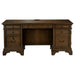 Hartshill - 5-Drawer Credenza Office Desk Burnish Oak - Burnished Oak - JaxCo Furniture