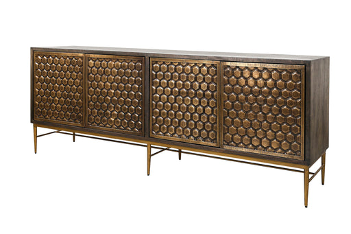 Crossings - Cairo Console - Rich Coffee Bean - JaxCo Furniture