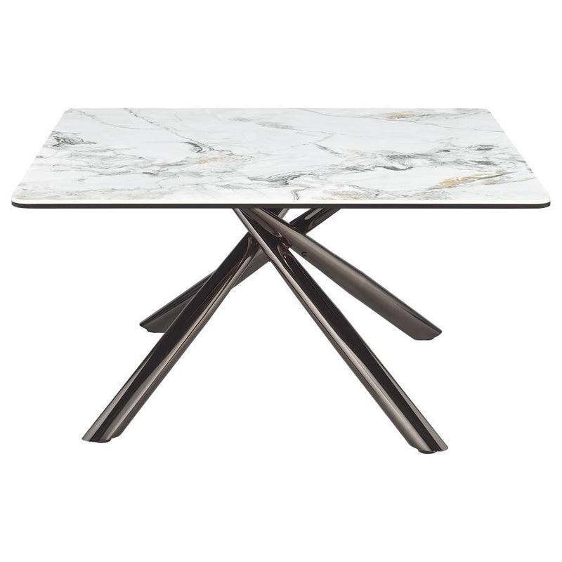 Carvell - Square Sintered Stone Table - JaxCo Furniture