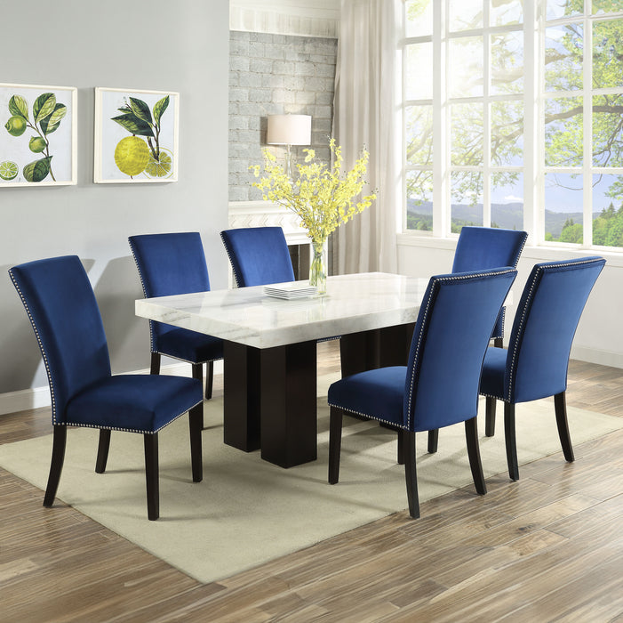 Camila - Rectangular Dining Set - White Top - JaxCo Furniture