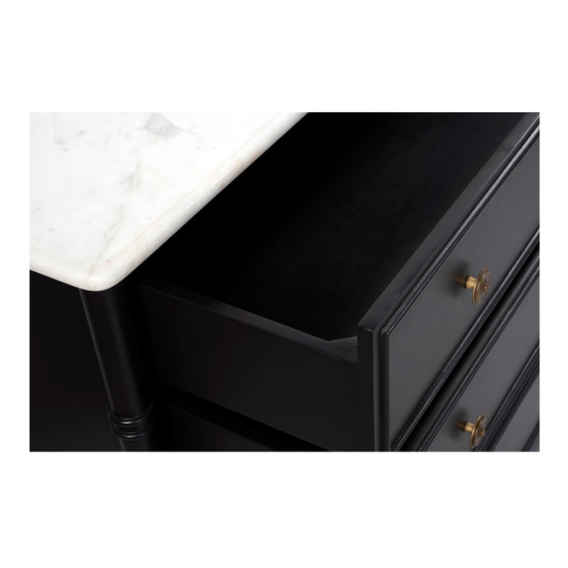 Eleanor - 6 Drawer Dresser - Black - JaxCo Furniture