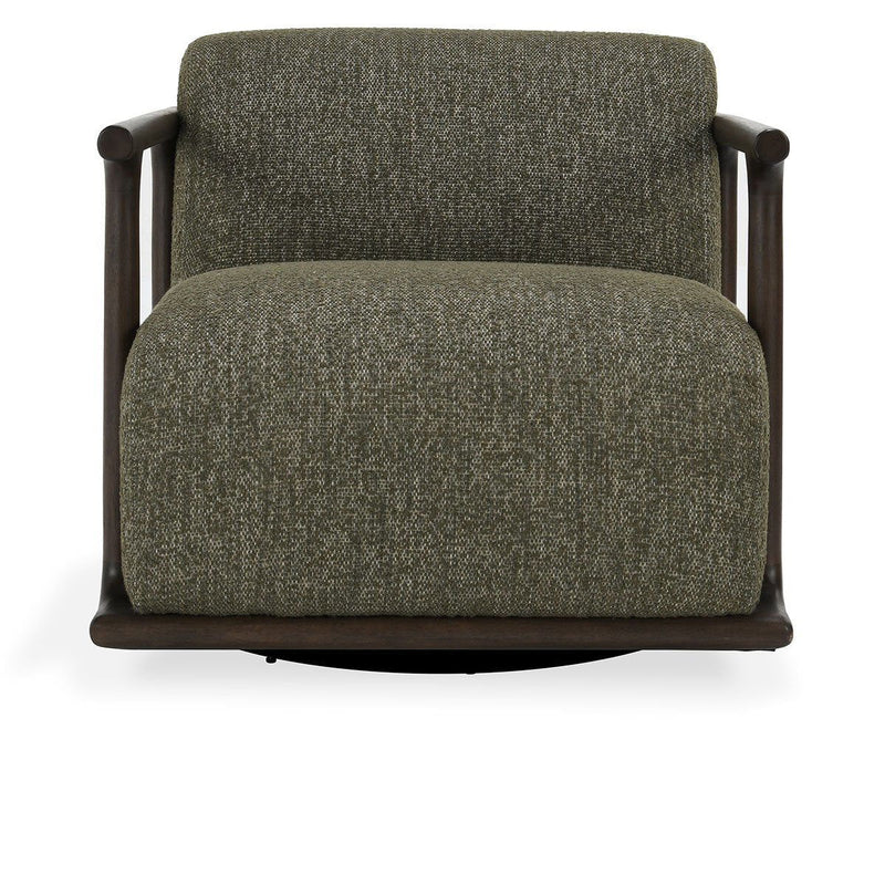 Lucia - Swivel Accent Chair - Kale Green - JaxCo Furniture