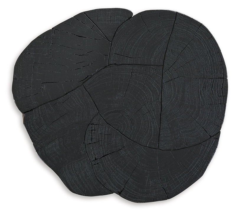 Wimbell - Black - Round End Table - JaxCo Furniture