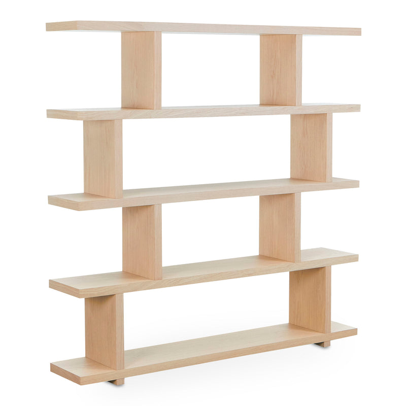 Miri - Large Shelf - White Wash Oak - JaxCo Furniture