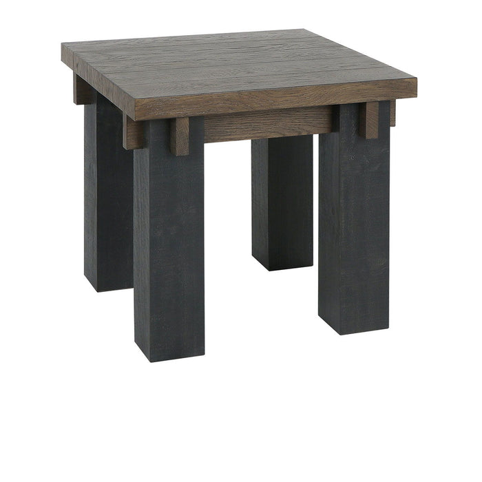 Duncan - End Table - Driftwood Black - JaxCo Furniture