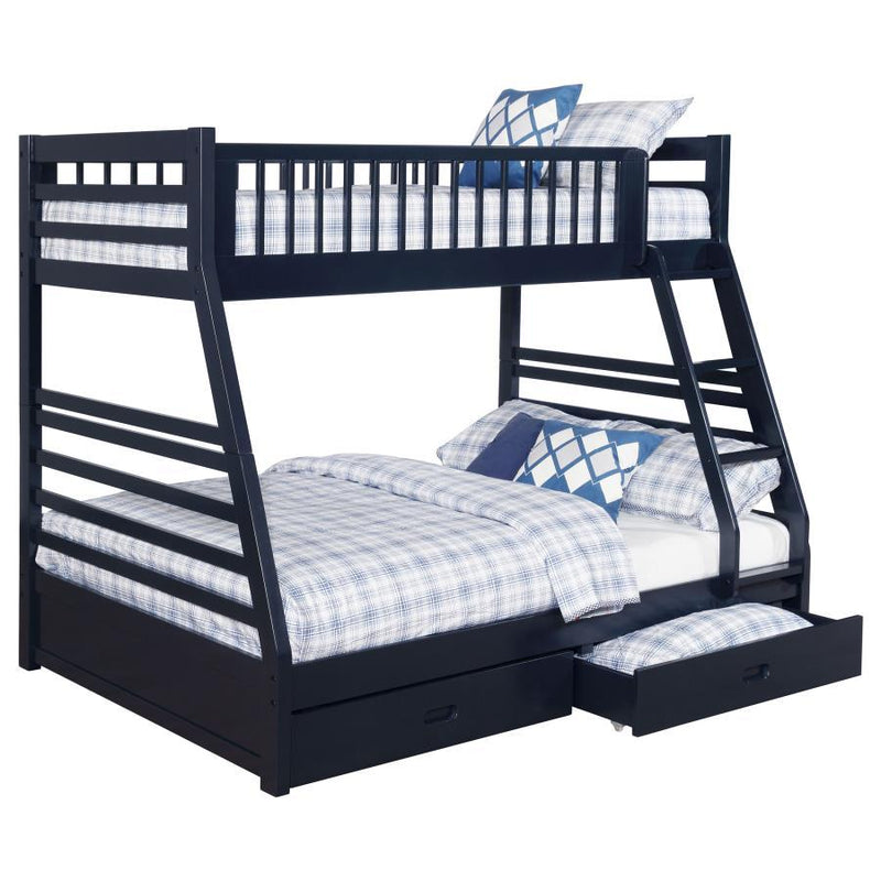 Ashton - 2-Drawer Wood Bunk Bed - JaxCo Furniture