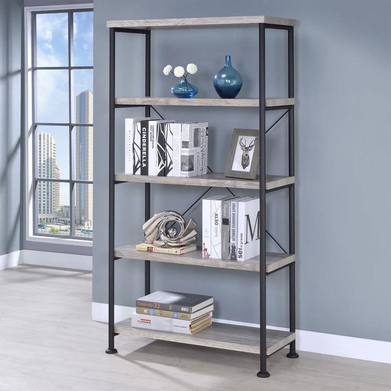 Analiese - 4-Shelf Bookshelf - JaxCo Furniture