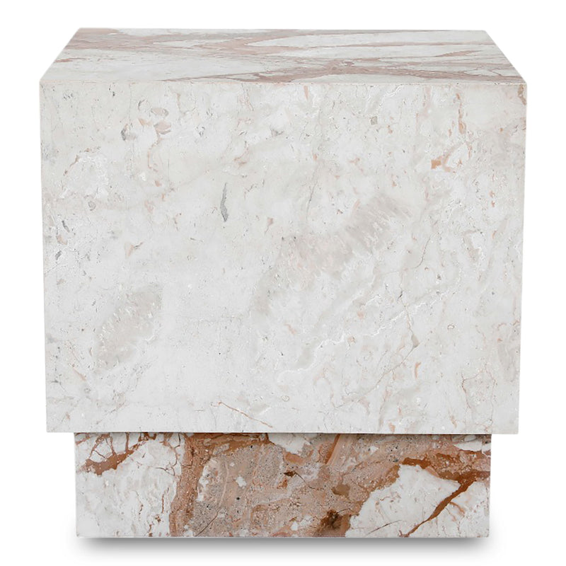 Layla - Side Table - Breccia Marble - JaxCo Furniture