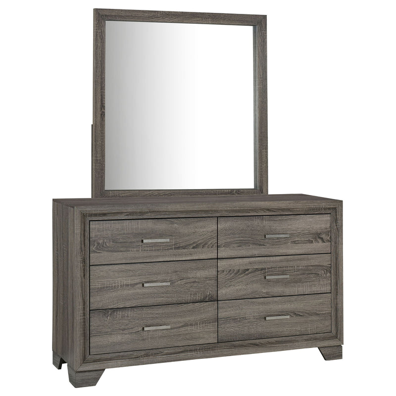 Wright - 6-Drawer Dresser Cabinet - JaxCo Furniture