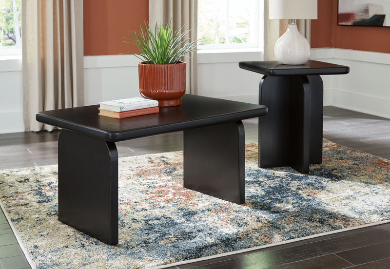Mitchalli - Black - Occasional Table Set (Set of 2) - JaxCo Furniture