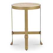 Holli - Side Table - Beige - JaxCo Furniture