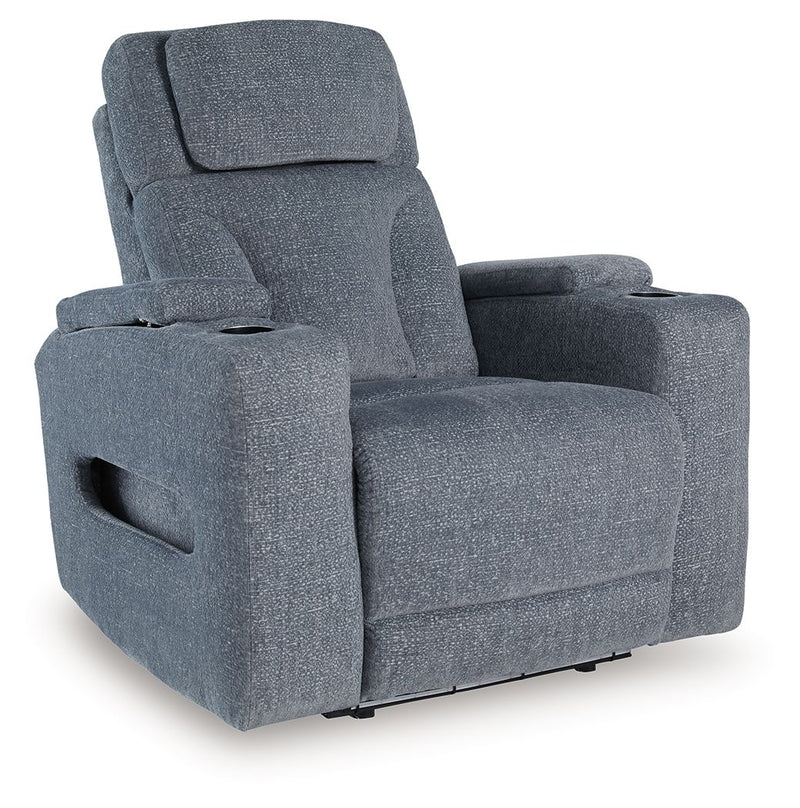 Studio Cave - Steel - Power Recliner - JaxCo Furniture
