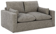 Dramatic - Granite - Loveseat - JaxCo Furniture