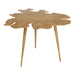 Amoeba - Side Table - Gold - JaxCo Furniture