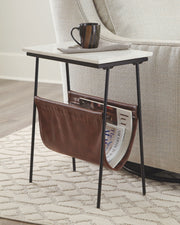 Etanbury - Brown / Black / White - Accent Table - JaxCo Furniture